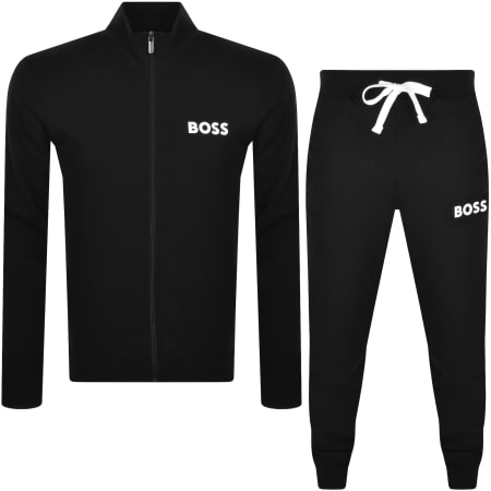 Boss bodywear logo tracksuit black deals